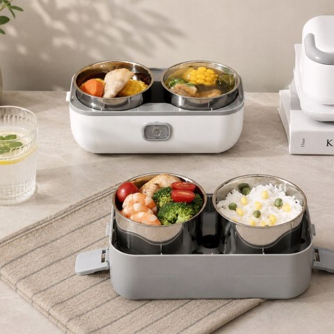Elektryczny lunch box podgrzewacz do jedzenia termos 200w 4 pojemniki