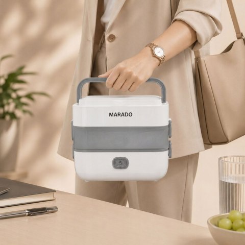 Elektryczny lunch box podgrzewacz do jedzenia termos 200w 4 pojemniki