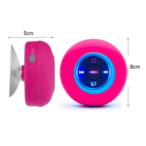 Głośnik bluetooth mini bezprzewodowy ipx4 przenośny bas mobilny przyssawka