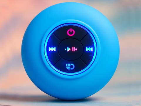 Głośnik bluetooth mini bezprzewodowy ipx4 przenośny bas mobilny przyssawka