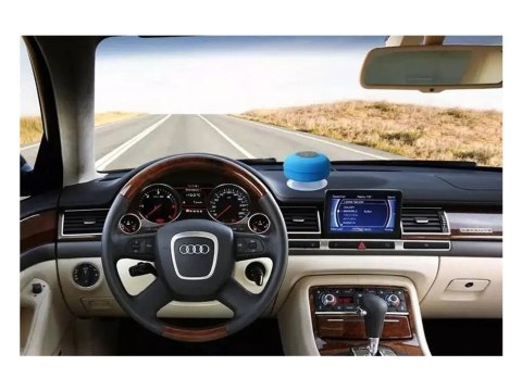 Głośnik bluetooth mini bezprzewodowy ipx4 przenośny bas mobilny przyssawka