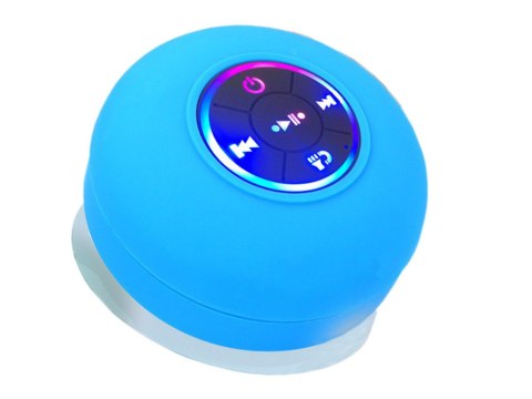 Głośnik bluetooth mini bezprzewodowy ipx4 przenośny bas mobilny przyssawka