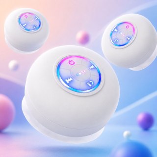 Głośnik bluetooth mini bezprzewodowy ipx4 przenośny bas mobilny przyssawka