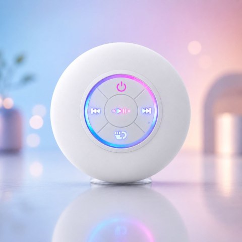 Głośnik bluetooth mini bezprzewodowy ipx4 przenośny bas mobilny przyssawka