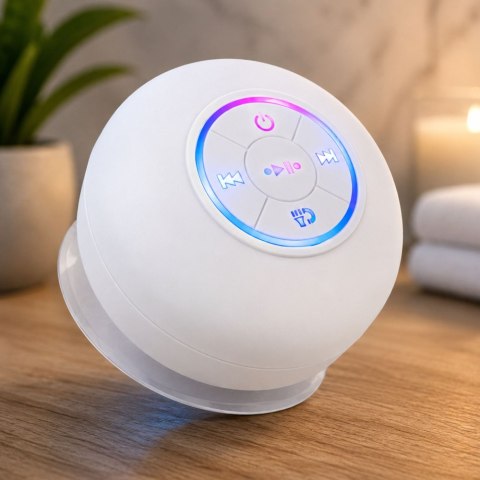 Głośnik bluetooth mini bezprzewodowy ipx4 przenośny bas mobilny przyssawka