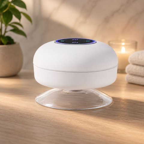 Głośnik bluetooth mini bezprzewodowy ipx4 przenośny bas mobilny przyssawka