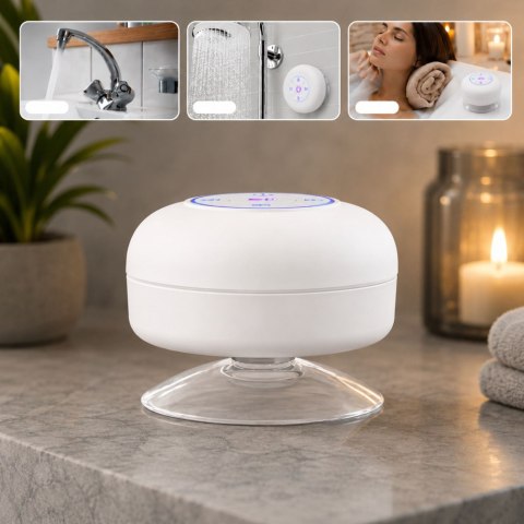 Głośnik bluetooth mini bezprzewodowy ipx4 przenośny bas mobilny przyssawka