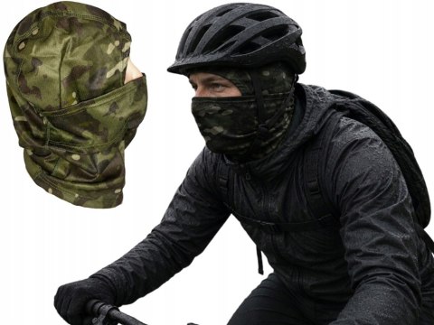 Kominiarka wojskowa termoaktywna oddychająca taktyczna balaclava ninja moro