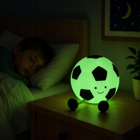 Lampka led piłka nożna silikonowa miękka kolorowa usb rgb dotykowa timer