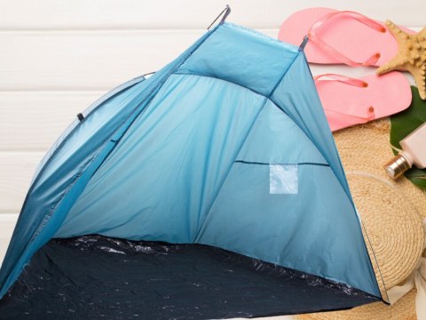 Namiot plażowy duży parawan turystyczny na plażę ochrona przed słońcem