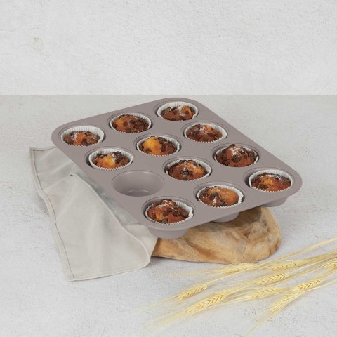 FORMA TYTANOWA DO 12 MUFFINEK BERLINGER HAUS BH-7947 TAUPE