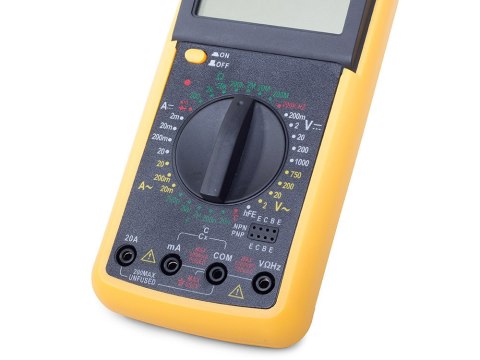 Miernik lcd multimetr z temperaturą dt9208a sonda