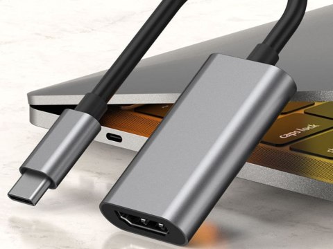 Adapter przejściówka kabel usb-c na hdmi 4k 60hz 18cm usb 3.1-c do laptopa