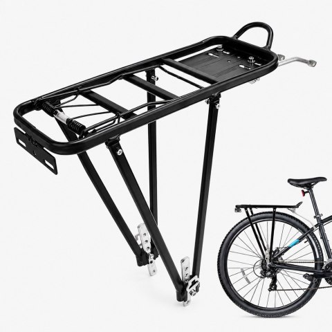 Bagażnik rowerowy tylny do roweru na zakupy aluminium 35kg uniwersalny