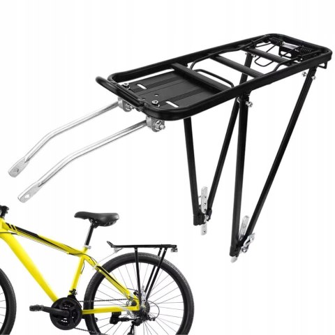 Bagażnik rowerowy tylny do roweru na zakupy aluminium 35kg uniwersalny