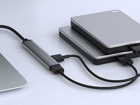 Hub rozdzielacz usb 3.0 5gb/s adapter stacja rozgałęźnik 4x porty usb 3.0