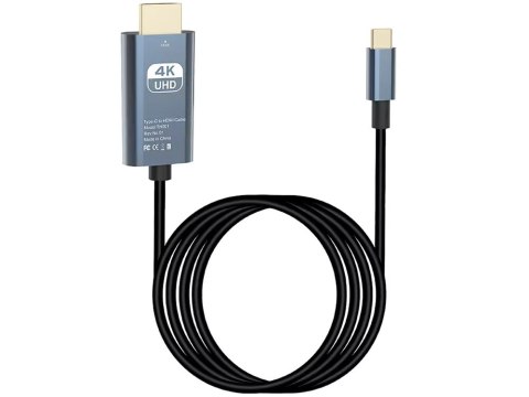KABEL USB-C HDMI PRZEJŚCIÓWKA ADAPTER HUB USB TYP C DO HDMI 4K 180cm