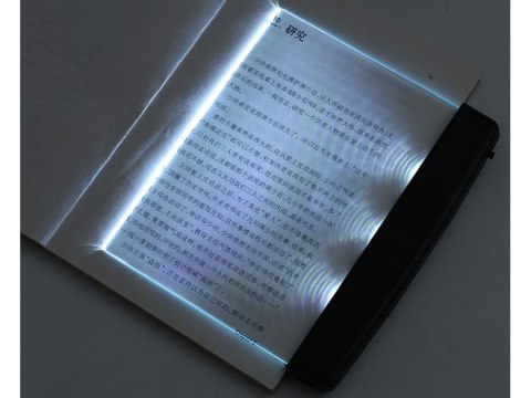 Lampka do czytania książek w nocy podświetlacz panel strona led przenośna