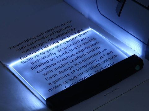 Lampka do czytania książek w nocy podświetlacz panel strona led przenośna