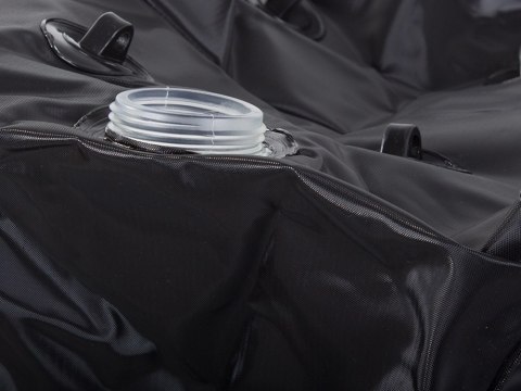 Prysznic kempingowy solarny 40l polowy turystyczny z wężem zestaw