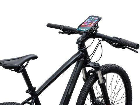 UCHWYT ROWEROWY NA TELEFON KIEROWNICĘ ALUMINIOWY REGULOWANY MOTOR MOCNY