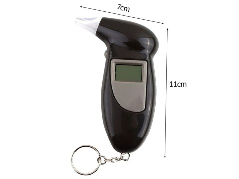 Alkomat z wymiennymi ustnikami 5 końcówek lcd