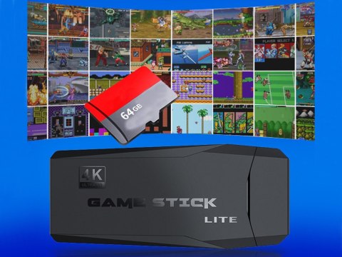 Gra telewizyjna konsola gry video pistolet 2 pady do telewizora av retro