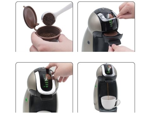 5 x kapsułki dolce gusto kawy wielokrotnego użytku