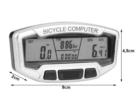 Licznik rowerowy wodoodporny lcd 28 funkcji rower