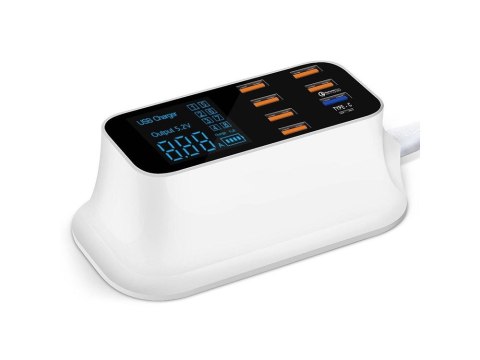 Szybka ładowarka do telefonu 8 x usb qc 3.0 typ c