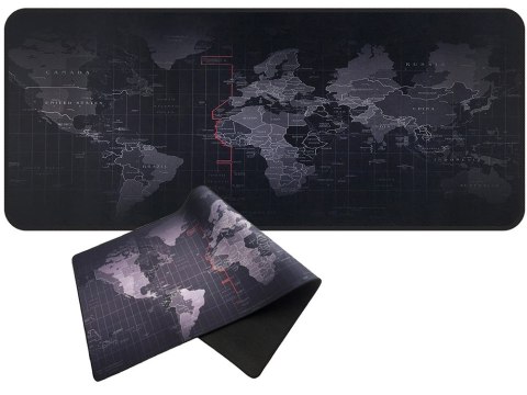 Duża podkładka pod mysz gamingowa mapa 90x40 biuro