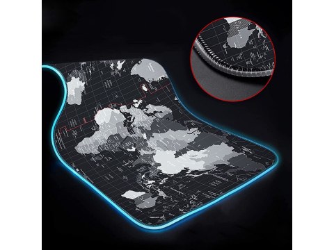 Podświetlana podkłada pod mysz gamingowa led xxl