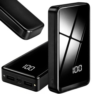Powerbank power bank 20000mah usb-c usb-a 2 led szybki pojemny bezpieczny