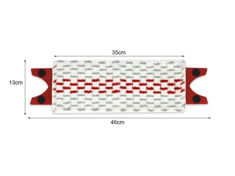 Wkład do mopa ultramax płaskiego końcówki wkłady chłonne 35cm 1 szt