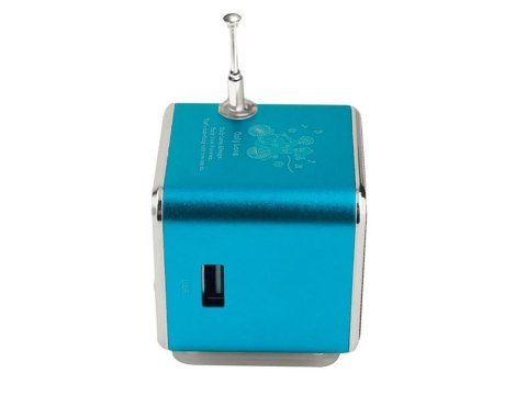 Głośnik bezprzewodowy przenośny mini radio fm led bluetooth mobilny microsd