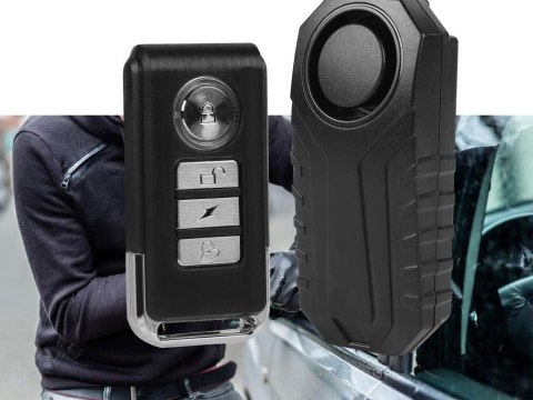 Głośny alarm rowerowy na motor klakson antykradzieżowy zabezpieczenie pilot