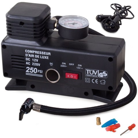 Kompresor samochodowy pompka 230v 12v jakość