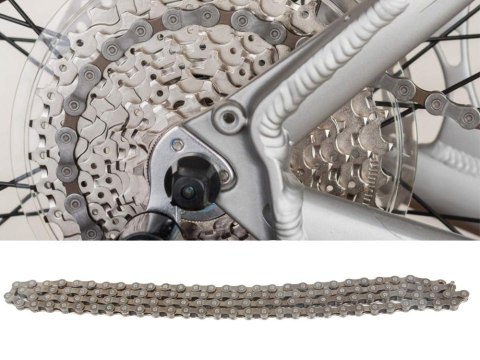 Łańcuch rowerowy 6/7/8 rzędowy 116 ogniw do roweru mtb wytrzymały z pinem