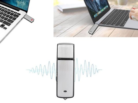 Mini dyktafon szpiegowski podsłuch pendrive usb