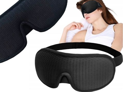 Opaska na oczy do spania maseczka zaciemniająca miękka lepszy sen relaks