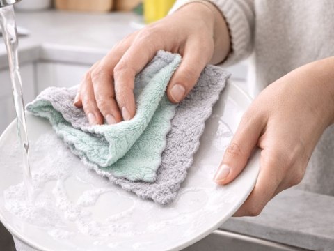 Ściereczki kuchenne mikrofibra do naczyń szkła blatu chłonne ręcznik 10szt
