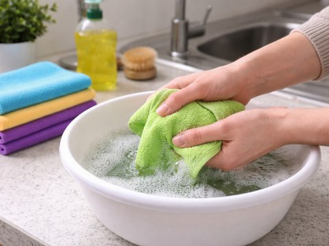 Ściereczki z mikrofibry 30x30 miękka ścierka chłonna zestaw 12 sztuk kolor