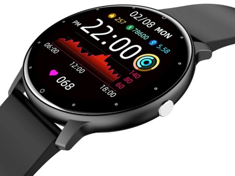 Smartwatch zegarek damski męski gumowy pasek sport bluetooth rozmowy