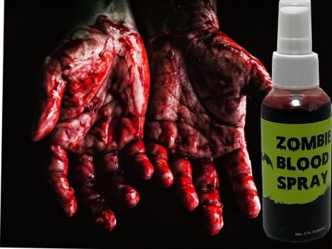Sztuczna krew spray płyn na halloween zmywalna do makijażu przebranie 60ml