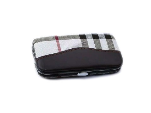 Zestaw do paznokci przybornik manicure pedicure etui cążki 7 elementów