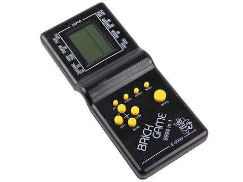 Elektroniczna gra tetris konsola kieszonkowa retro