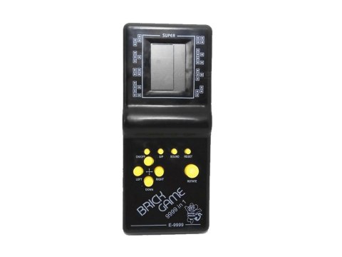 Elektroniczna gra tetris konsola kieszonkowa retro