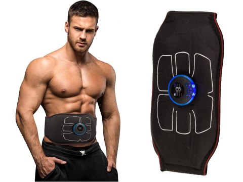 Elektrostymulator mięśni brzucha pas masażer odchudzający ems stymulator