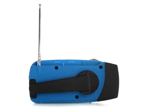 Radio latarka akumulatorowe solarne dynamo na korbkę powerbank usb awaryjne