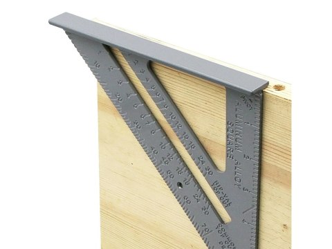 Duży kątownik stolarski aluminiowy przymiar 180mm